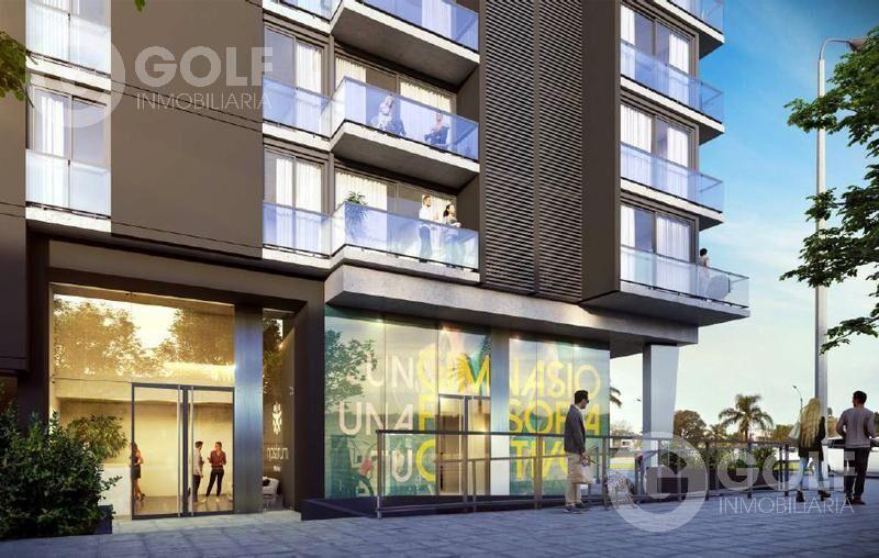 Vendo apartamento de 1 dormitorio con terraza hacia atrás,