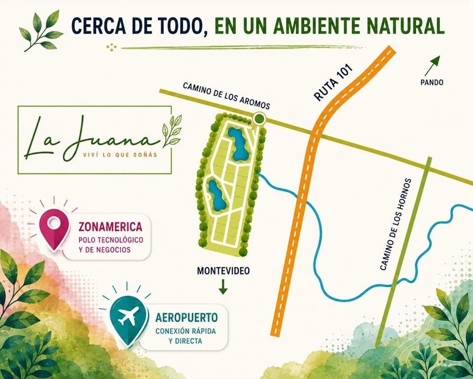 Venta Terreno La Juana , Canelones