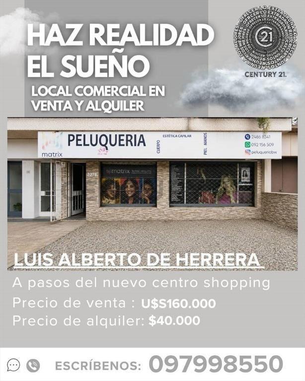 LOCAL SOBRE LUIS ALBERTO DE HERRERA CON GRAN POTENCIAL CE...
