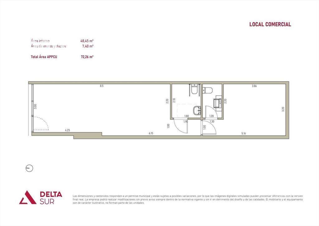 Venta Local comercial en Barrio Sur