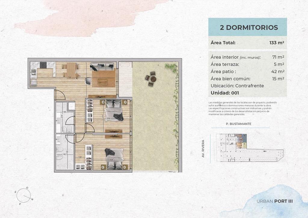 Venta Apartamento 2 Dormitorio en Buceo