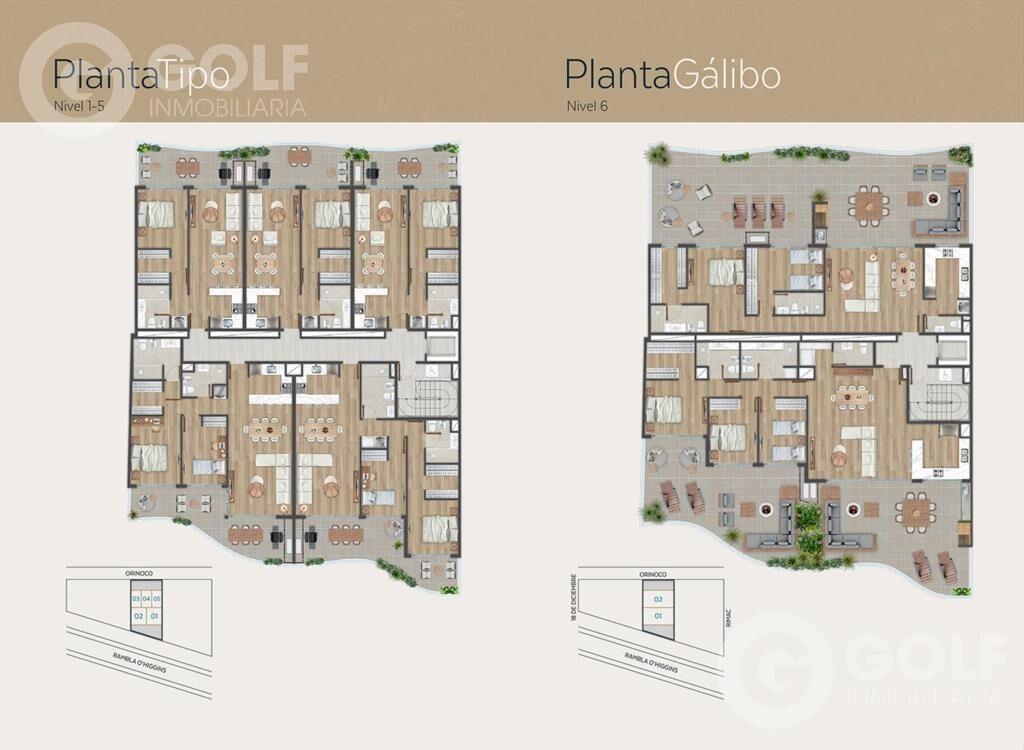 Venta de apartamento 1 Dormitorio en Malvin - CORDELIA
