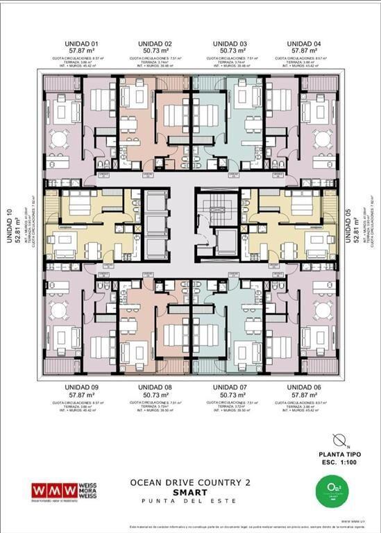 VENTA APARTAMENTO EN CONSTRUCCION ED. OCEAN COUNTRY PUNTA D