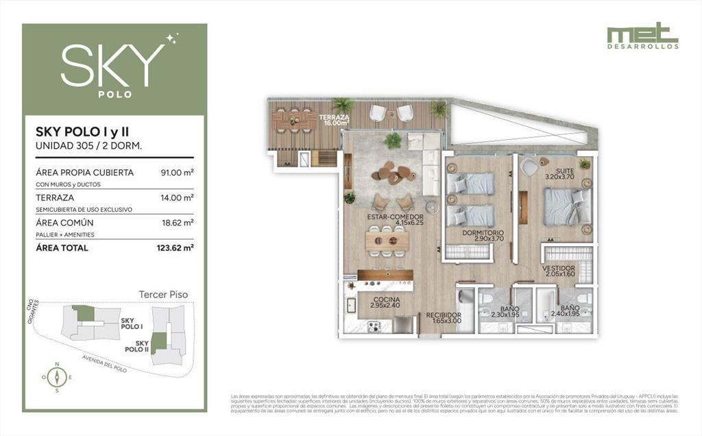 Venta Apartamento 2 Dormitorios en Carrasco