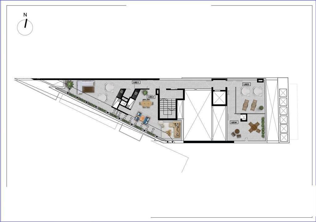 Apartamento monoambiente en venta en Pocitos Nuevo - 101