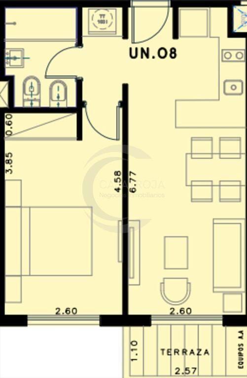CASATROJA APARTAMENTO 1 DORMITORIO · ENTREGA JUNIO 2027