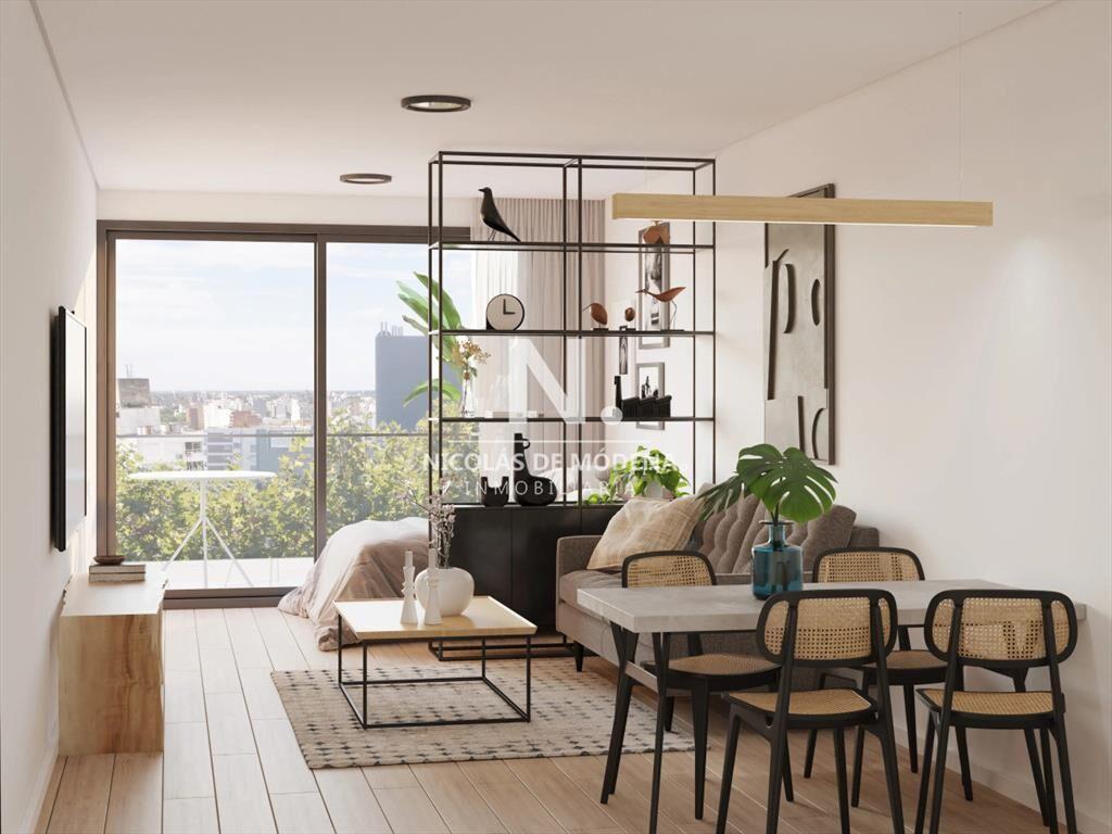 Moderno Apto 1 dormitorio en Cordón, Montevideo