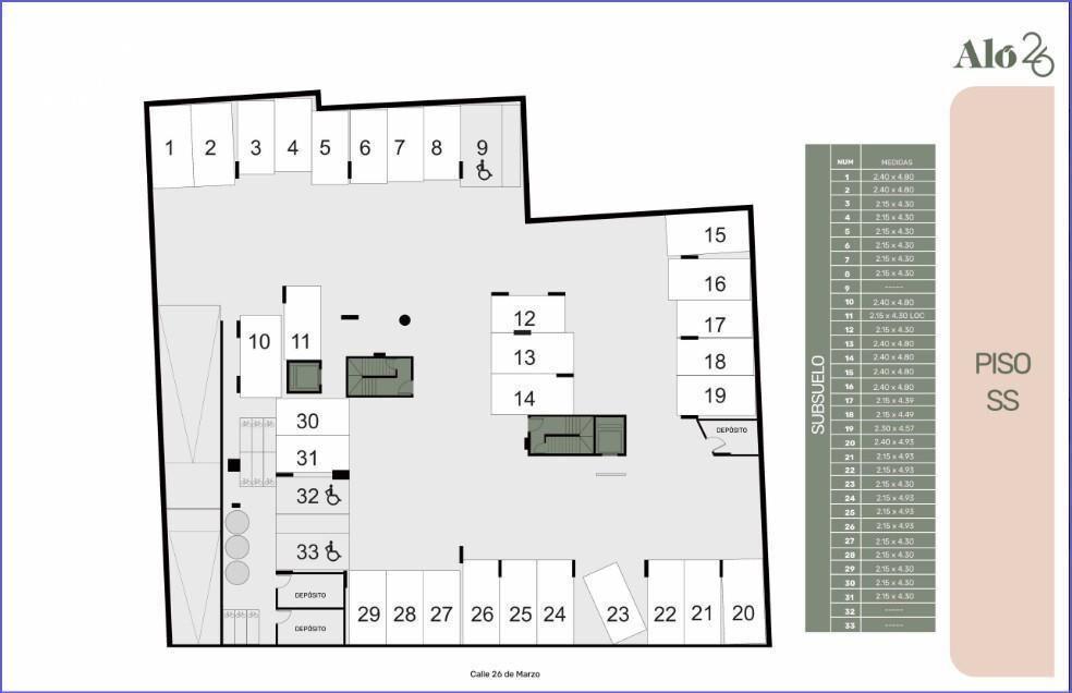 Apartamento de un dormitorio en venta en Pocitos - 307