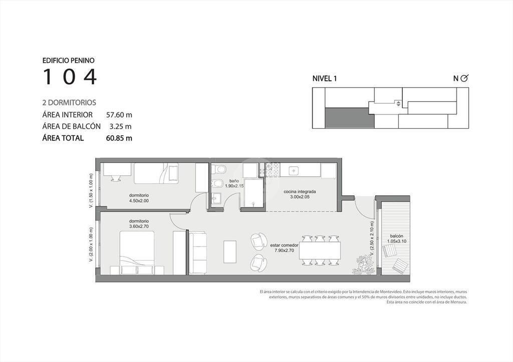 Venta Apartamento 2 Dormitorios, Unión