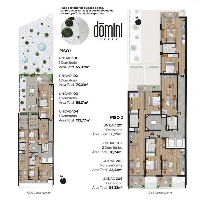 1 dormitorio primer piso estrene Diciembre 2025