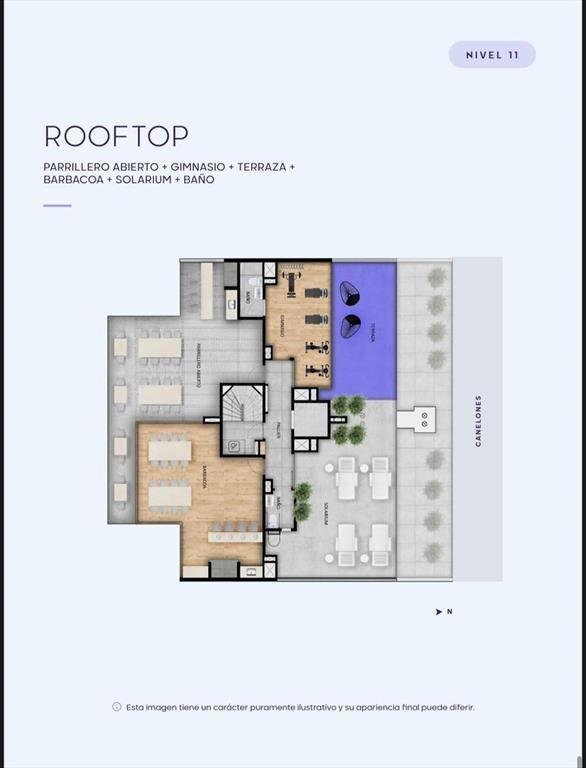 Apartamento en venta con renta en Cordón Sur