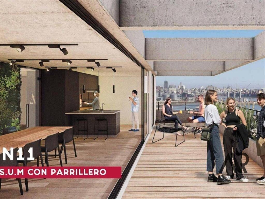 Apartamento En Venta 1 Dormitorio Al Frente En Pozo.