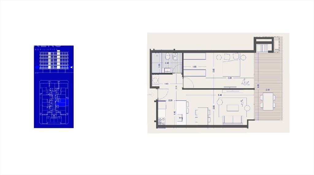 Apartamento de un dormitorio en venta en Ciudad de la Costa