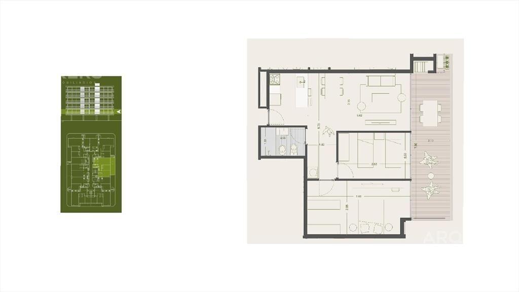 Apartamento dos dormitorios en venta en Ciudad de la Costa