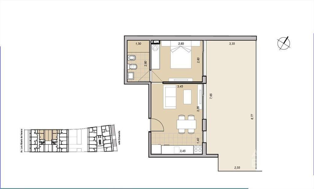 Apartamento de un dormitorio en venta en La Blanqueada - 10