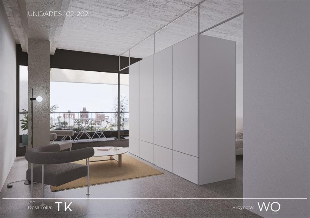 VENTA APARTAMENTO MODERNO 1 DORMITORIO CON PATIO PALERMO