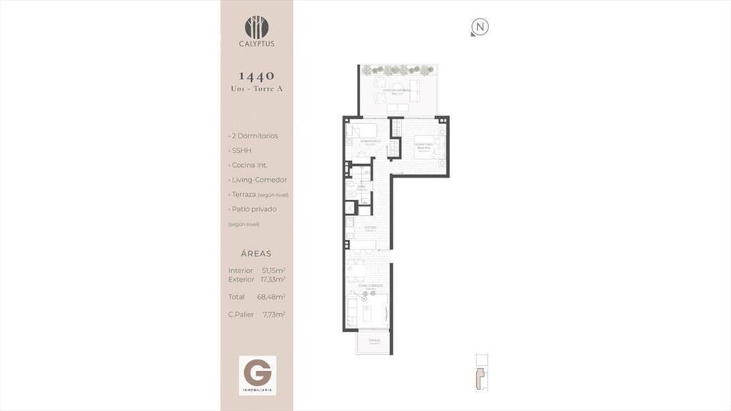 Venta de apartamento 1 dormitorio en Parque Batlle