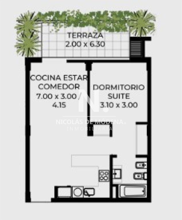 Molino Giot, lanzamiento. Zona Golf, rodeado de