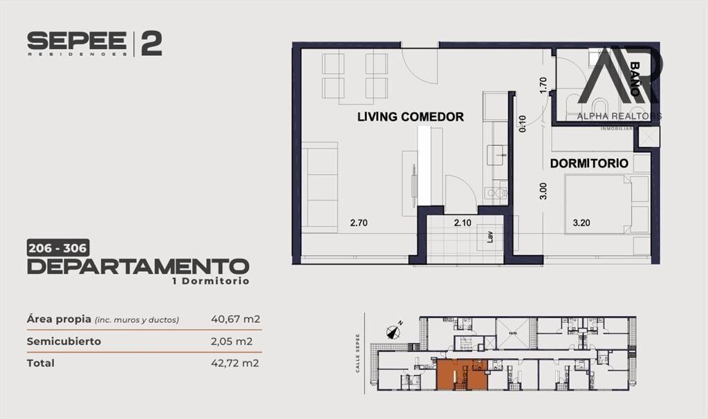 Venta Apartamento 1 dormitorio con terraza lavadero EN P...