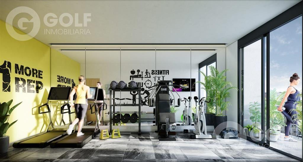 Venta de apartamento 1 dormitorio con parrillerro en Parque