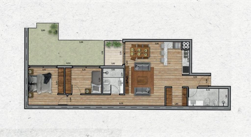 VENTA Apartamento de 2 dormitorios PUNTA CARRETAS