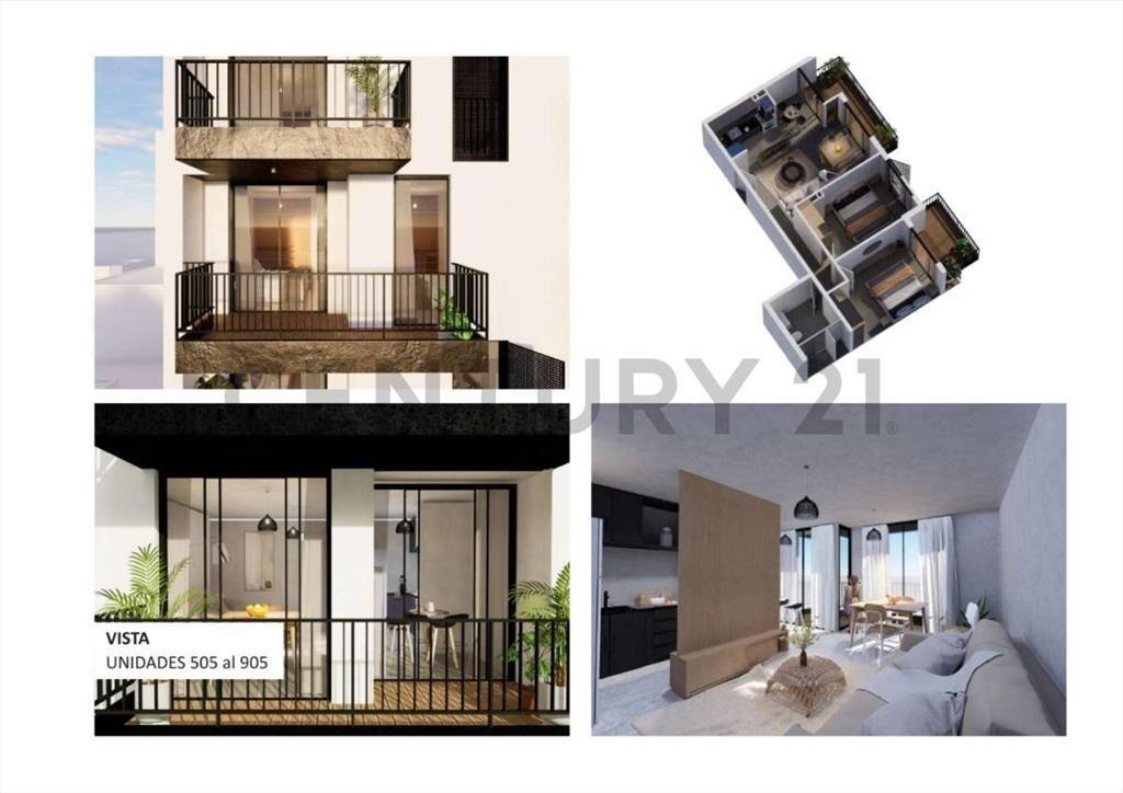 Apartamento + COCHERA de 1 dormitorio al frente con terra...