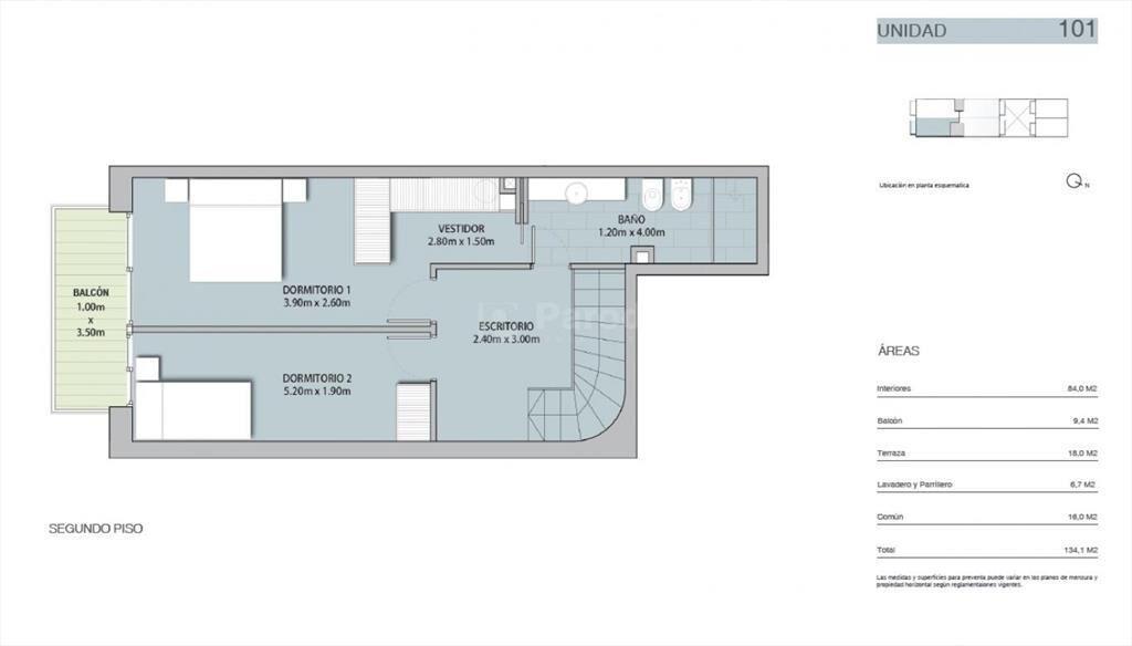 PARODI VENTA APARTAMENTO POCITOS  MONOAMBIENTES DUPLEX PENT