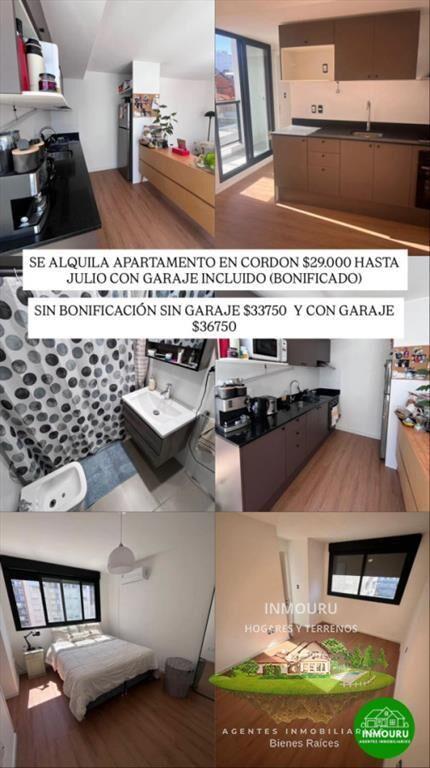 Se alquila apartamento en zona Cordón