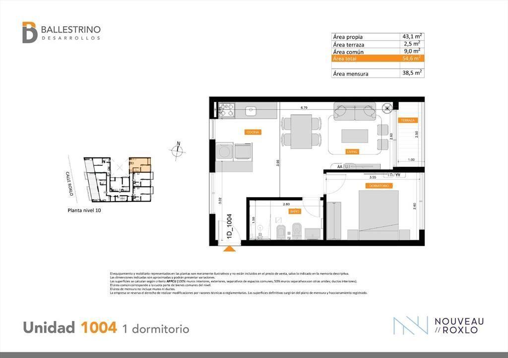 Venta Apartamento 1 Dormitorio en Cordón