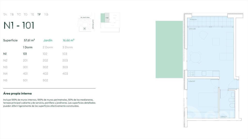 Venta apartamento de 1 dormitorio en Carrasco