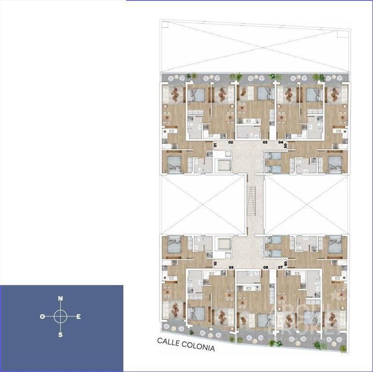 Apartamento de dos dormitorios en venta en Cordón - 605
