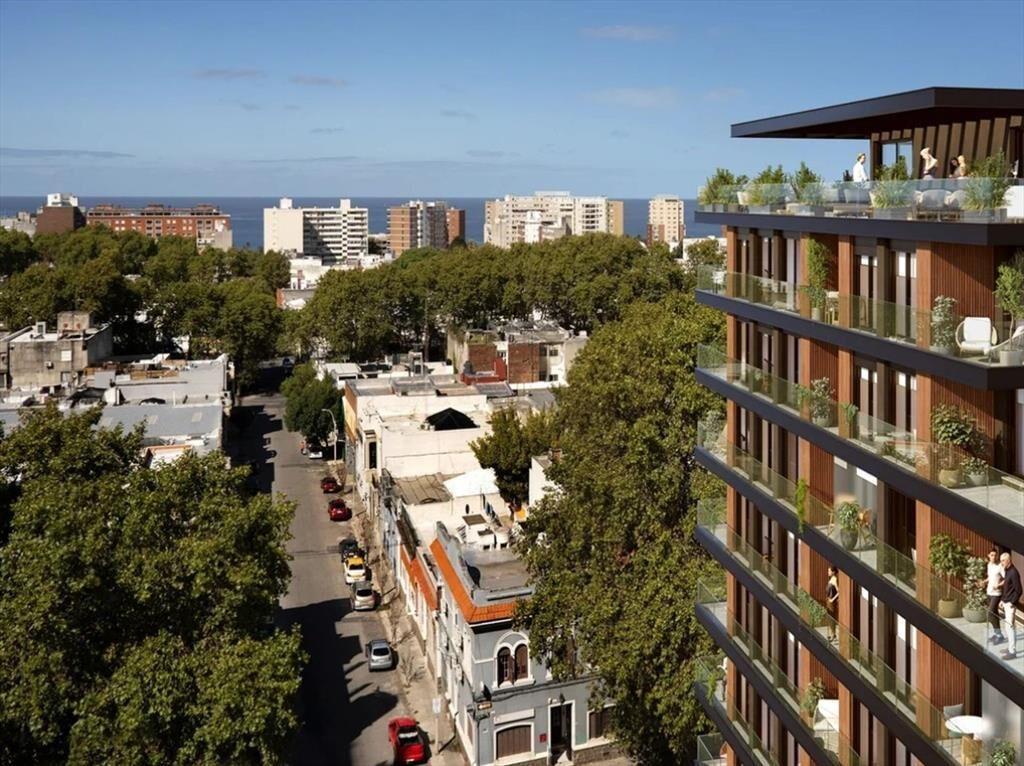 Dos dormitorios con gran terraza al frente