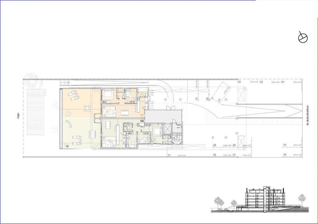 Apartamento de tres dormitorios en venta en Parque Miramar