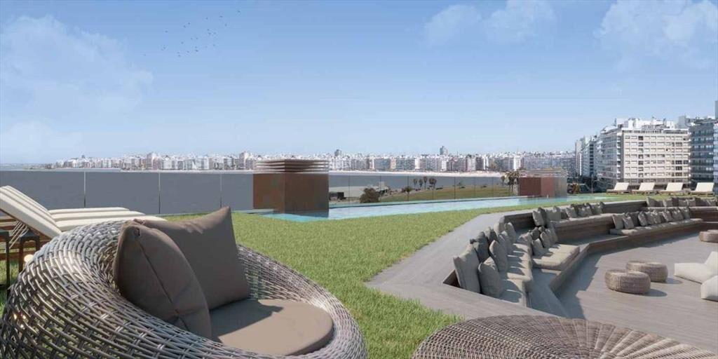 Venta apto 1 dormitorio con terraza en Pocitos