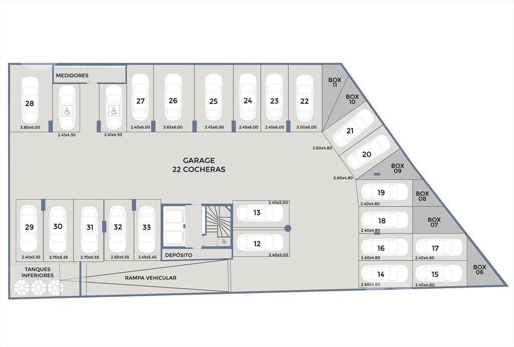 Venta de apartamento de 1 dormitorio con terraza en Pocitos
