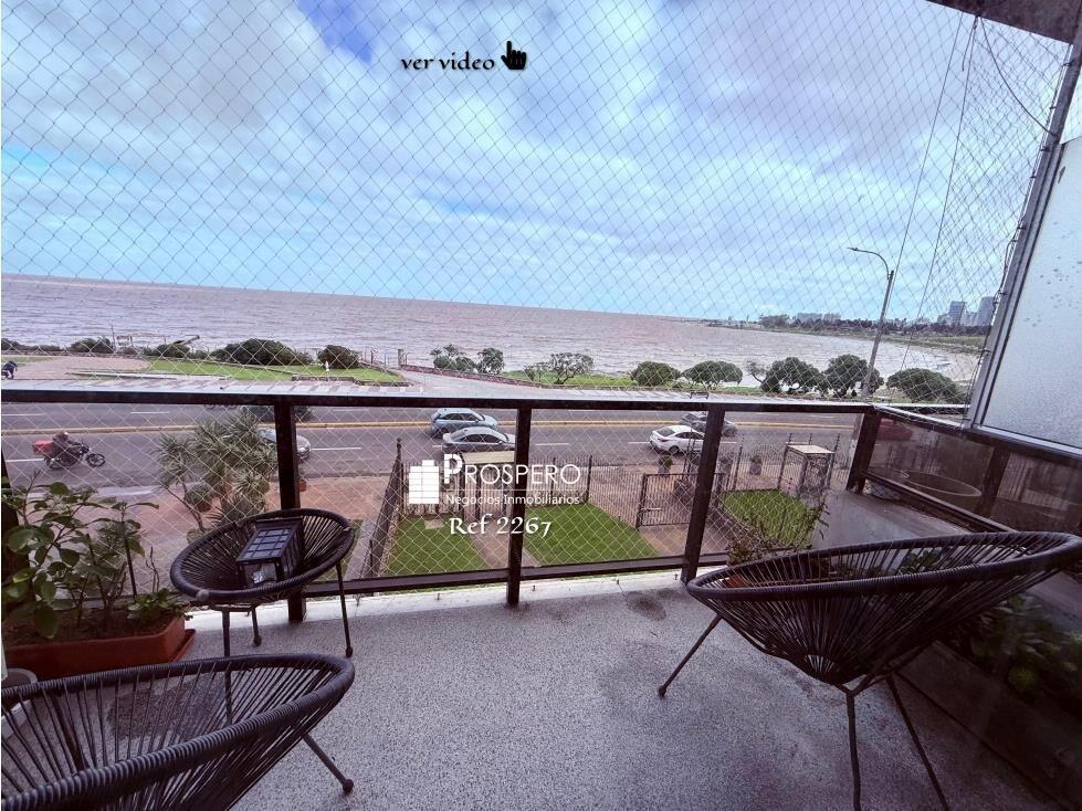 2267/1 venta apto 2 dorm buceo c/balcon fte a la Rambla