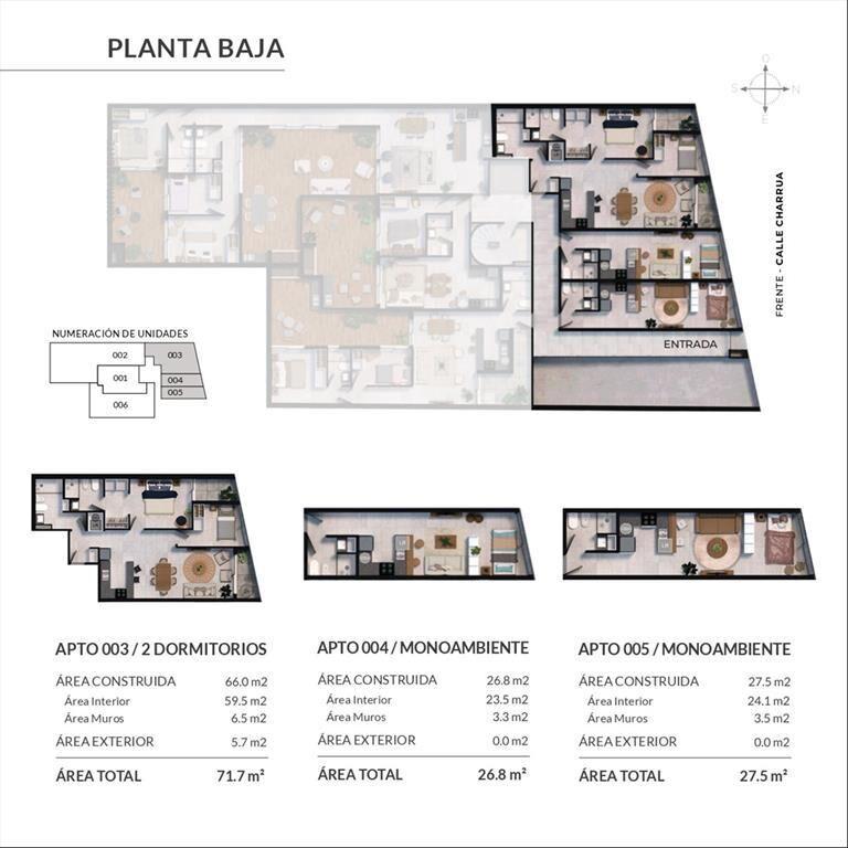 Monoambiente en planta baja