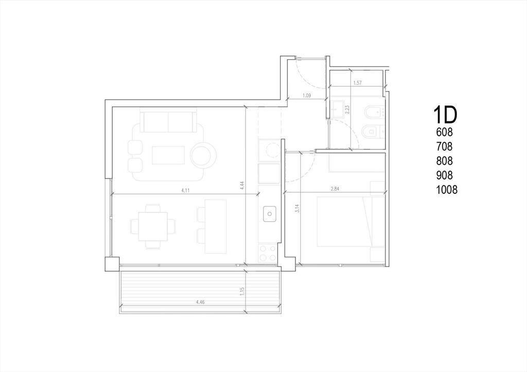 Venta Apartamento 1 Dormitorio en La Blanqueada, Montevideo