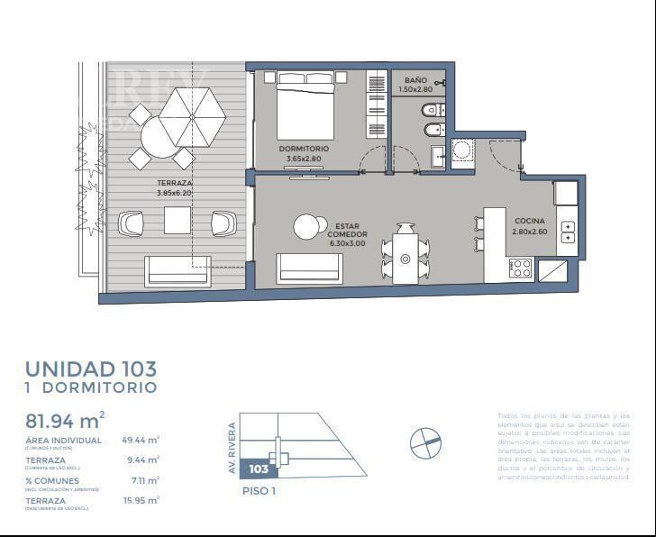 Venta Apartamento - Pocitos DELREY PROPIEDADES