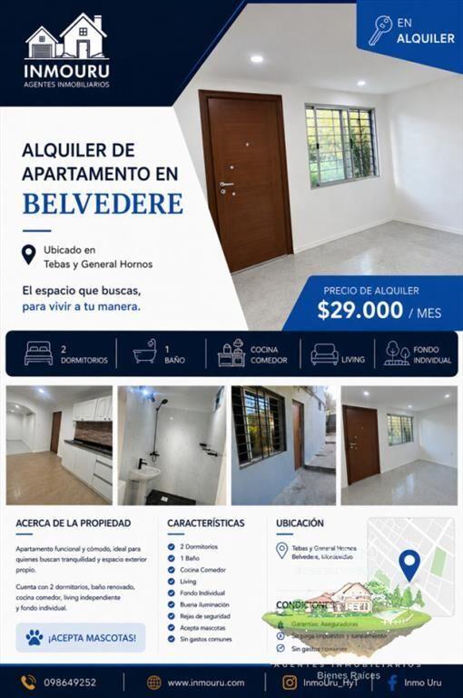 Apartamento en Montevideo, Belvedere