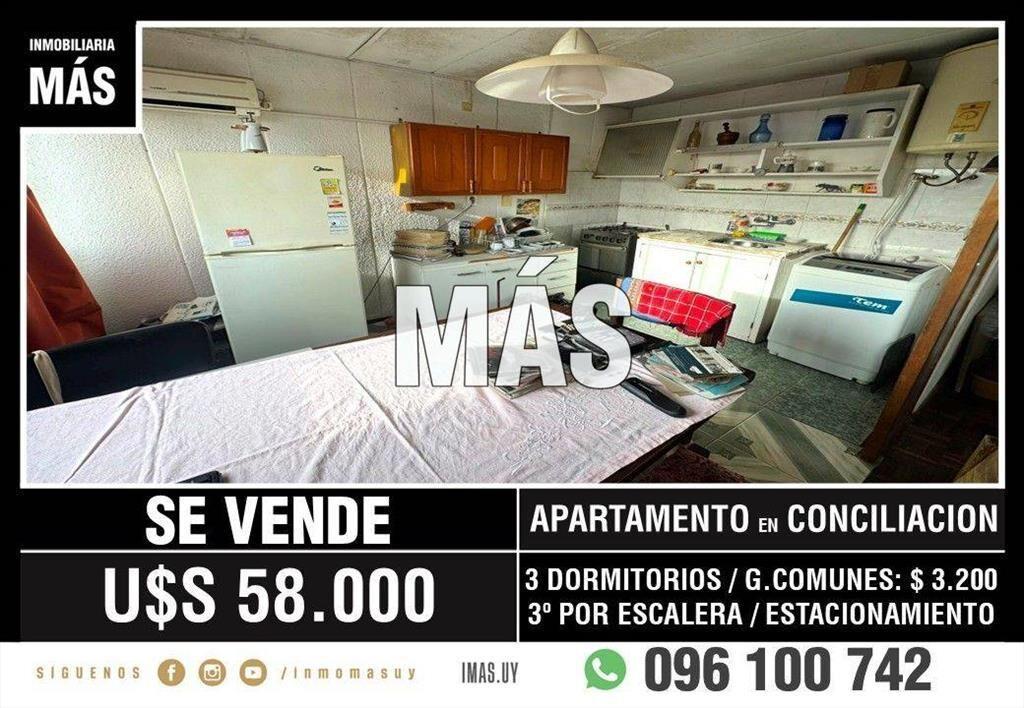 Apartamento Venta Conciliación Montevideo iMas.uy LM *...