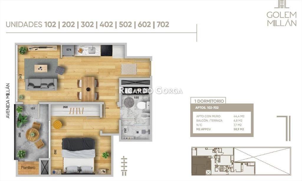 Ley de vivienda promovida  Venta Apartamento 1 dormitori...