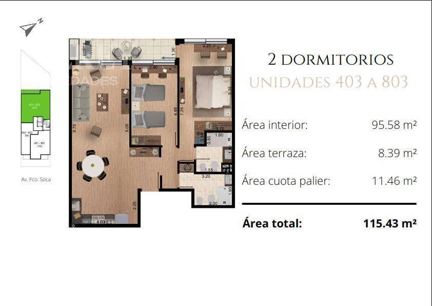 Venta Apartamento - Pocitos DELREY PROPIEDADES