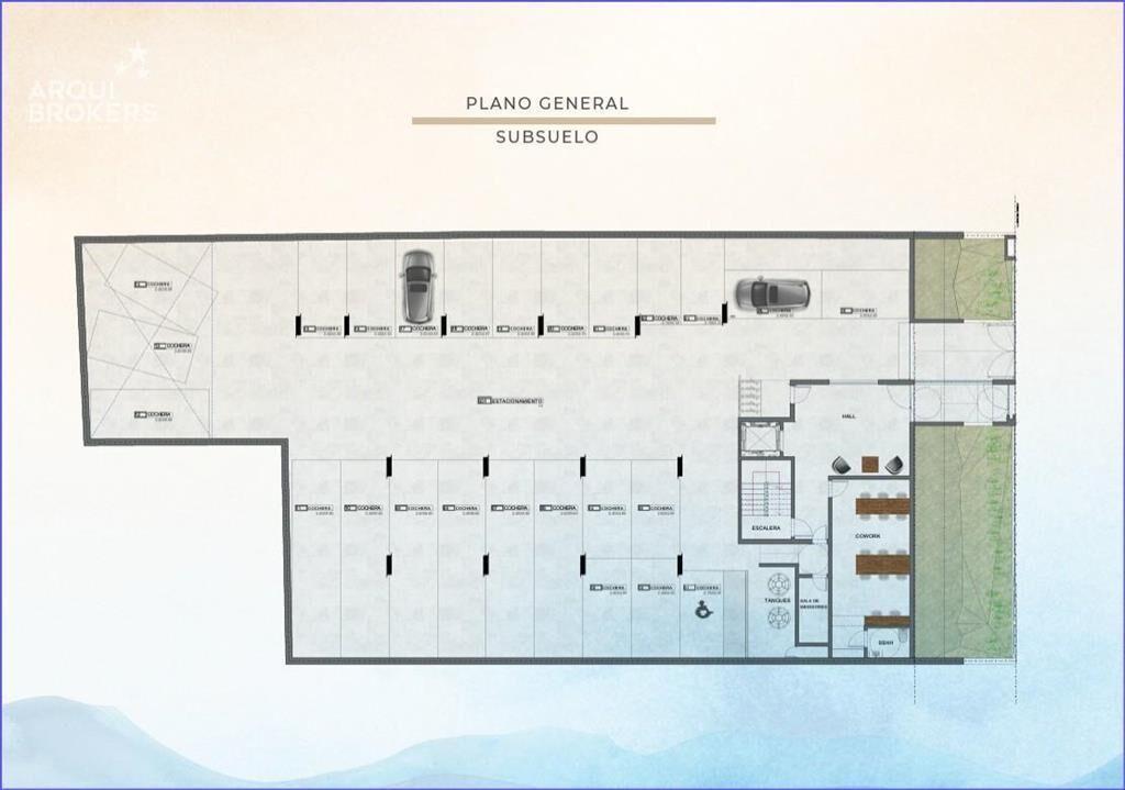 Apartamento de dos dormitorios con patio en venta en Malvín