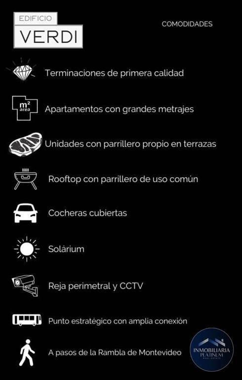 Apartamento en venta c/ cochera en Malvin