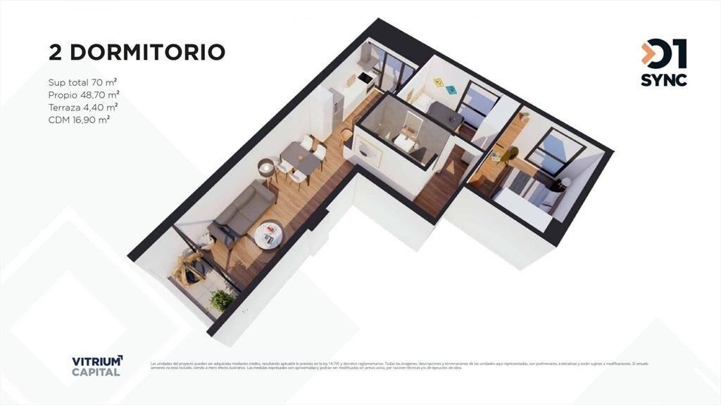 Venta de Apartamento en 01 SYNC Centro...