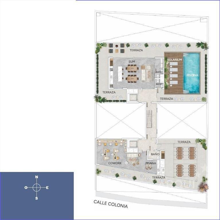 Apartamento de dos dormitorios en venta en Cordón - 1005