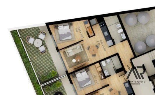 Apartamento de 1 dormitorio al frente con jardín en La B...
