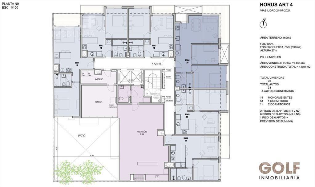 Venta apartamento de 2 dormitorios en Barrio Sur