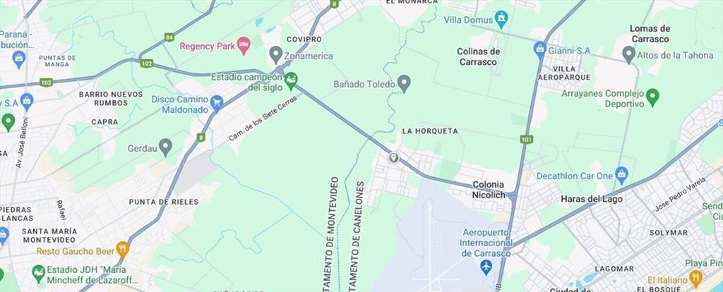Venta terreno sobre Ruta 102 cerca de Zonamerica